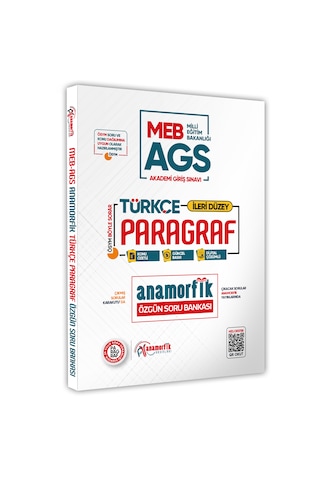 Meb-ags Güncel Türkçe Anamorfik Paragraf Soru Bankası Yeni Müfred