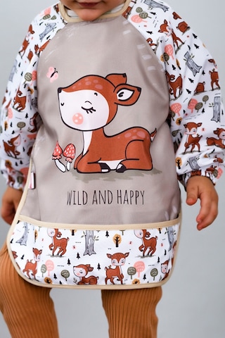 Aykor Tekstil Kollu Bebek Mama Önlüğü Ceylanlı Çok Renkli Aykor Tekstil Kollu Bebek Mama Önlüğü Ceylanlı Çok Renkli