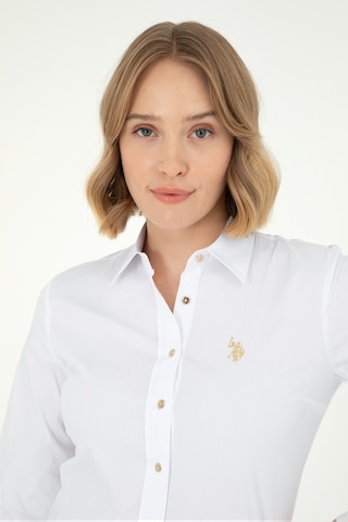U.s. Polo Assn. Kadın Beyaz Gömlek Basic 50293919-vr013 Beyaz