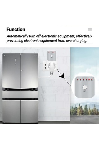 Wellhise Tm04 Geri Sayım Ayarlı Zamanlayıcı Priz - 16a 3680w Dijital Zaman Ayarlı Priz