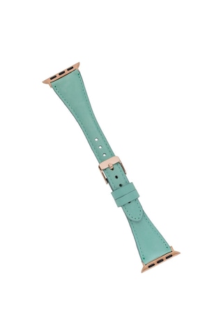 Apple Watch Uyumlu Deri Kordon 42-44-45mm Slim Brn7