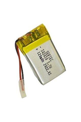 Sertec 302030 3.7v 120 Mah Lityum Polimer Pil 1.5a Drone Için Uygun Değildir