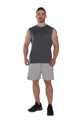Musclecloth Training Club Drop Arm Kolsuz T-Shirt Füme