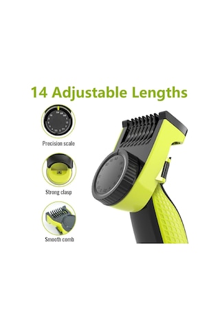 Philips Norelco One Blade Ayarlanabilir Kılavuz Tarak Burun Başı Düzeltici