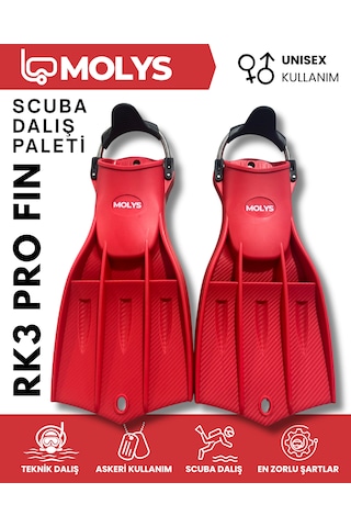 Rk3 Pro Fın Scuba Dalış Paleti Kırmızı