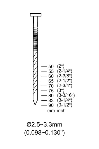 Uno CN90 50-90 MM Roll Çivi Tabancası