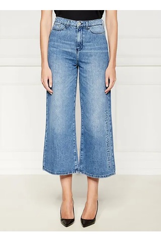 Karl Lagerfeld Mavi Kadın %100 Pamuk Denim Pantolon 245w1100