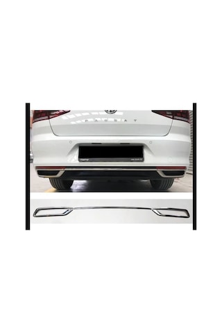 Passat B8.5 Krom Difüzör 3 Prç 2019 -2021 Uyumlu