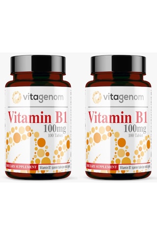 Vitagenom B1 100 Mg Vitamin 2 x 100 Tablet