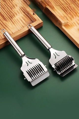 Çelik 9 Tekerlekli Erişte Ve Makarna Hamur Kesme Ruleti Cin786