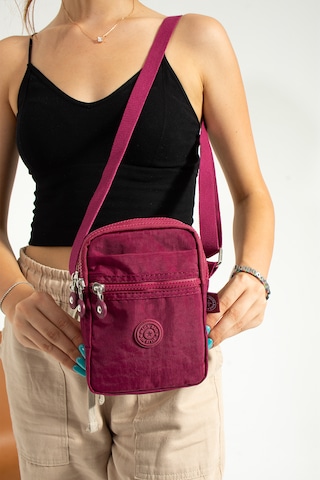 Nemo Bags Bordo Unisex Telefonluk, Cüzdan, Kartlık, Çapraz Askılı Omuz Çantası, 18x13cm Bordo