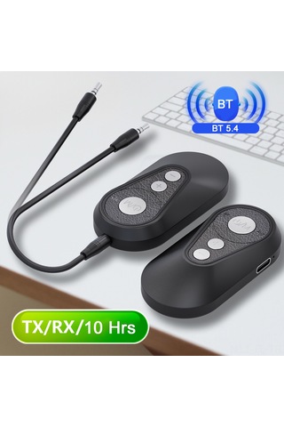 Lemestar Bluetooth 5.4 Ses Adaptörü - Yüksek Kaliteli Ses, Düşük Gecikme, 20m Uzaklıkta Çok Cihaz Bağlantısı, Plug & Play, Tv/bilgisayar Uyumlu