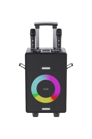 Ven-dens Vd-spk004 Premium 8 İnç Çift Mikrofonlu Ve Led Işıklı Taşınabilir Bluetooth Parti Hoparlörü Ven-dens Vd-spk004 Premium 8 İnç Çift Mikrofonlu Ve Led Işıklı Taşınabilir Bluetooth Parti Hoparlörü