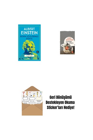 Benim Sözlerimle Dünya + Göreliliğin Anlamı + Okuma Sticker'ları