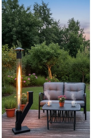 Onetick Outdoor Cam Portatif Pelet Soba Kamp Bahçe Teras Sobası - Pürmüz&pelet Hediyeli