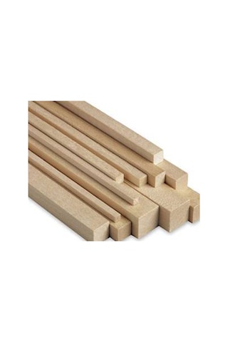 Çıta 2 Cm X 2 Cm X 100 Cm Çam Ağacı Çıtası 5 Adet Temizlenmiş Ekru Ekru