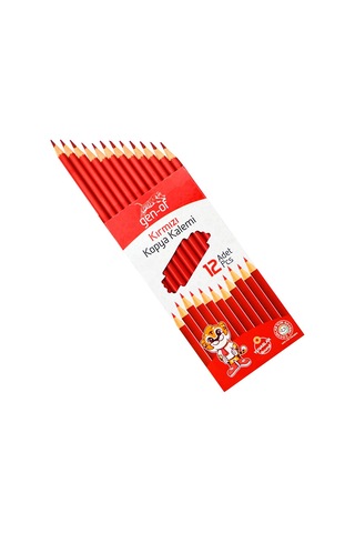 Gen-of Yuvarlak Kırmızı Kopya Kalemi 144 Adet