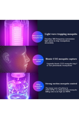 Daı Heart Electric Mosquito Killer Lamp Outdoor Household Photocatalyst Mosquito Killer,style: Usb Direct Plug, Size:usb Direct Plug