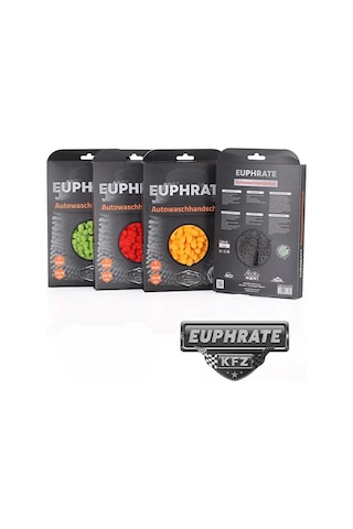 Tulpar Kimya Euphrate Kfz Mikrofiber Arka Tarafı Mikrofiber Bez Oto Yıkama Eldiveni 23x18 E-13wh-2318-25