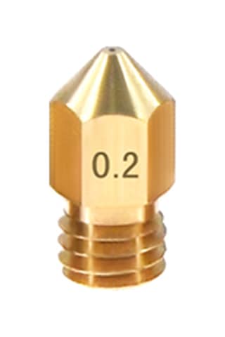 Suofeng 3d Yazıcı Uçucu Mk8, Bakır Malzeme, 0.2mm Çıkış Çapı, 1.75mm Filament Uyumlu, Cr-10 Ve Ender-3 Serisi İçin, Tekli Paket, Altın Renk