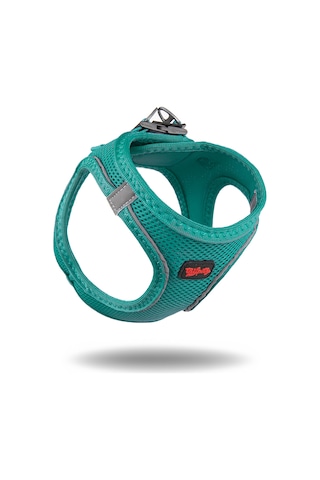 Air-Mesh Küçük ve Orta Irk Kedi Köpek Göğüs Tasması - Yumuşak, Nefes Alabilir, Dayanıklı YEŞİL XS