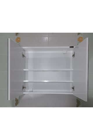 Çift Kapaklı Tam Boy Lavabo Üstü Banyo-Wc Dolabı (Günlük Kargo) (362303334) Beyaz