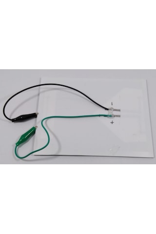 Güneş Paneli 6V 2.5W 400Ma 120Mmx155Mm Krokodil Kablo Montajlı