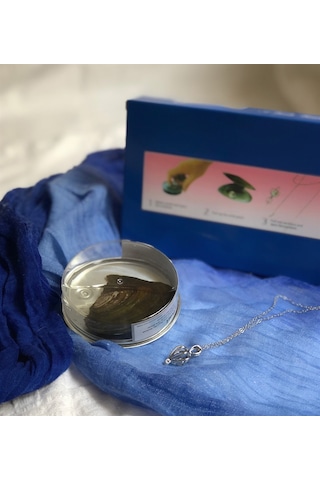 Cilgintrend Istiridye Içinde Gerçek Inci Kolye Kırmızı