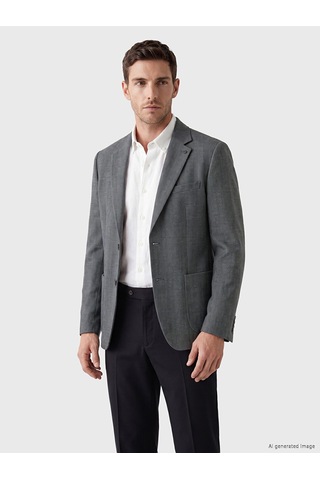 Lcw Busıness Siyah Regular Fit Erkek Blazer Ceket