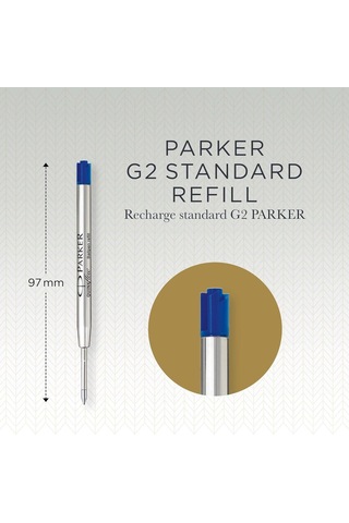 Parker 1950371 Quinkflow Tükenmez Kalem Yedeği, Orta Kalınlıkta Uç, Mavi