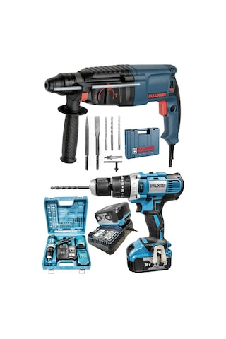 Bulldozer 3200 W 36V 5ah Darbeli Çift Akülü Şarjlı Vidalama