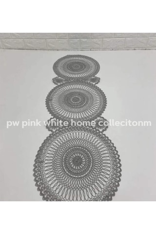 Pw Pink White Home Collection Suplea Runner 38x115 Cm Kordon İşlemeli Runner 4