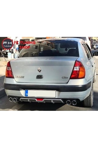 Renault Clio 2 Sedan Difüzör Çift 4 Egzoz Ürün