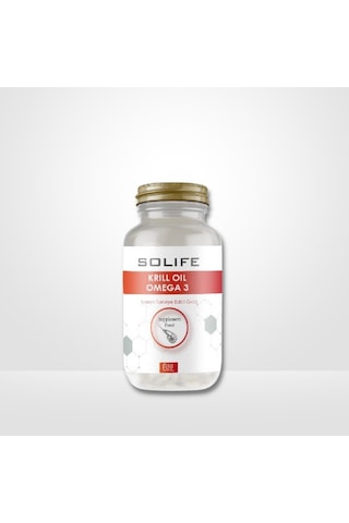 Solife Krill Oil Omega-3 Balık Yağı 30 Yumuşak Kapsül
