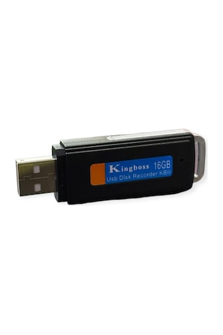 Kingboss Sensörlü Usb Kesintsiz 16gb Ses Kayıt Cihazı