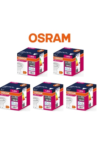 Osram 5w 6500k 5'li Paket Beyaz Gu10 Ampül