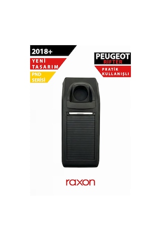 Peugeot Rifter 2018+ Araç İçi Özel Kol Dayama Siyah Konforlu, Dayanıklı & Tam Uyumlu