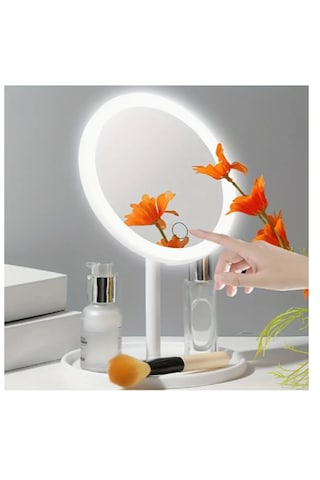 3 Renk Işık Modlu Parlaklığı Ayarlanabilir 90 Oynar Başlıklı Ayna