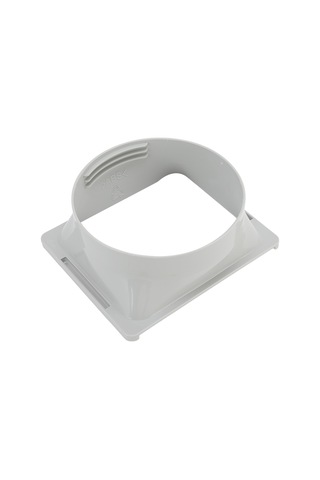 Konesam Abs Malzeme Akıllı Klima Soğutucu Exhaust Boru Bağlantı Elemanı - 150mm Çap, Saat/yönsüz Vida Uyumlu, Isı Ve Haşere Engeli Erişim Parçası