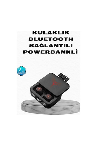 Powerbank Özellikli Bluetooth Kablosuz Kulaklık - Dokunmatik Kontrol, Uzun Pil Ömrü, Ergonomik Tasarım