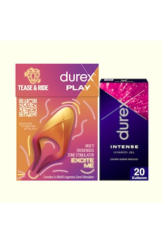 Durex Çoklu Erojen Bölge Uyarıcı + Intense Uyarıcı Jel 10 ML