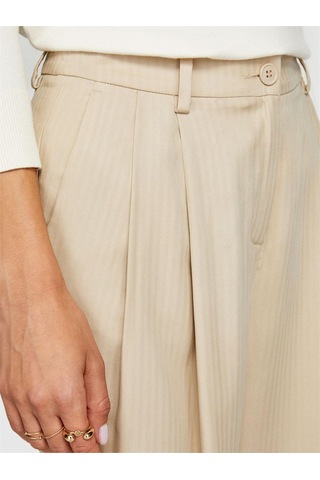 Sisley %100 Liyosel Düşük Bel Pantolon Kadın Vizon Pantolon - 323a4bjflf02z