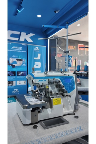 Jack C4-4 İplik Full Otomatik Overlok Makinası 7000 Devir, Konuşan Paket Yok