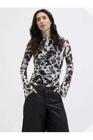 Kadin Kayik Yaka Tisört - Minna - 12280223 Black Coffee