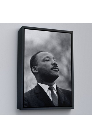 Çerçeveli Martin Luther King Dekoratif Kanvas Duvar Tablosu-6374