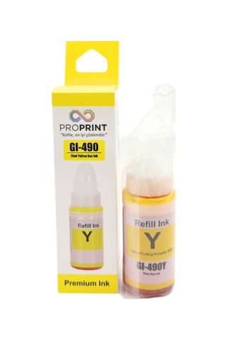 Proprint Canon G3410 Sarı Mürekkep 70 Ml Gı-490