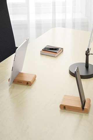 Ikea Bergenes Ahşap Bambu Cep Telefonu Ve Tablet Tutucu Stand