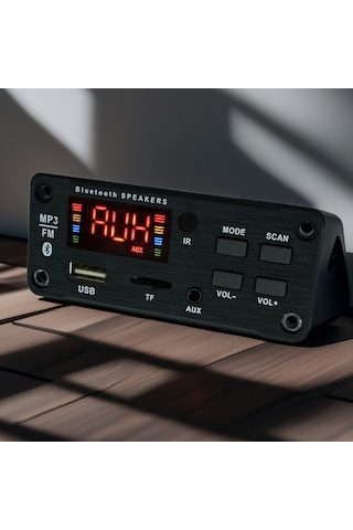 "ses Yükseltmesi İçin Renkli Lcd Ekranlı Araba Bluetooth Mp3 Kod Çözücü Kartı"