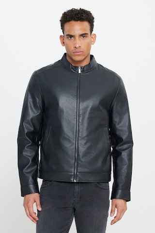 AC&Co / Altınyıldız Classics Erkek Standart Fit Normal Kesim Dik Yaka Mont - Siyah