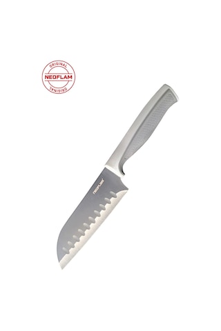 Neoflam Fika Microban Santoku Bıçağı 13 Cm Gri Neogsk013